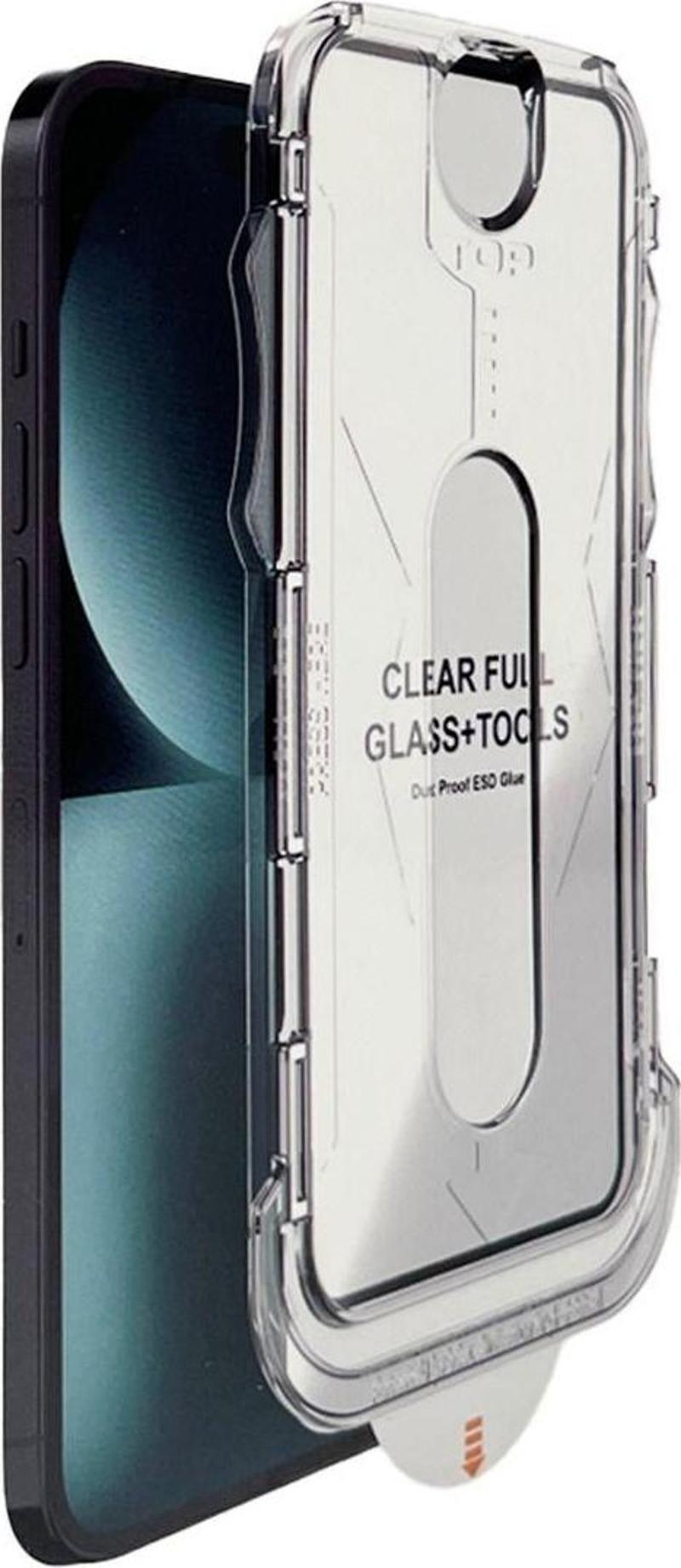 Apple İphone 16 Pro Uyumlu Proof Dust Tools Hd Full Cam Koruyucu - Şeffaf