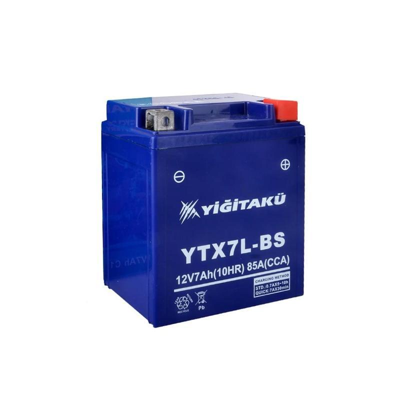 12V 7Ah (C10) Motosiklet Aküsü YTX7L-BS