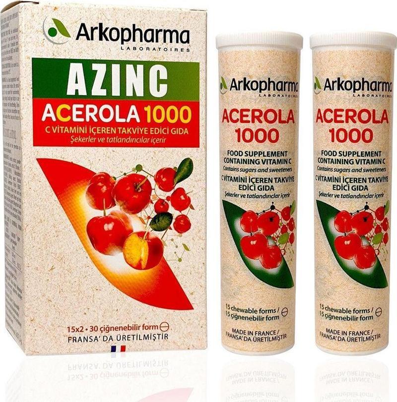 Azınc Acerola 1000 C Vitamini Içeren Takviye Edici Gıda