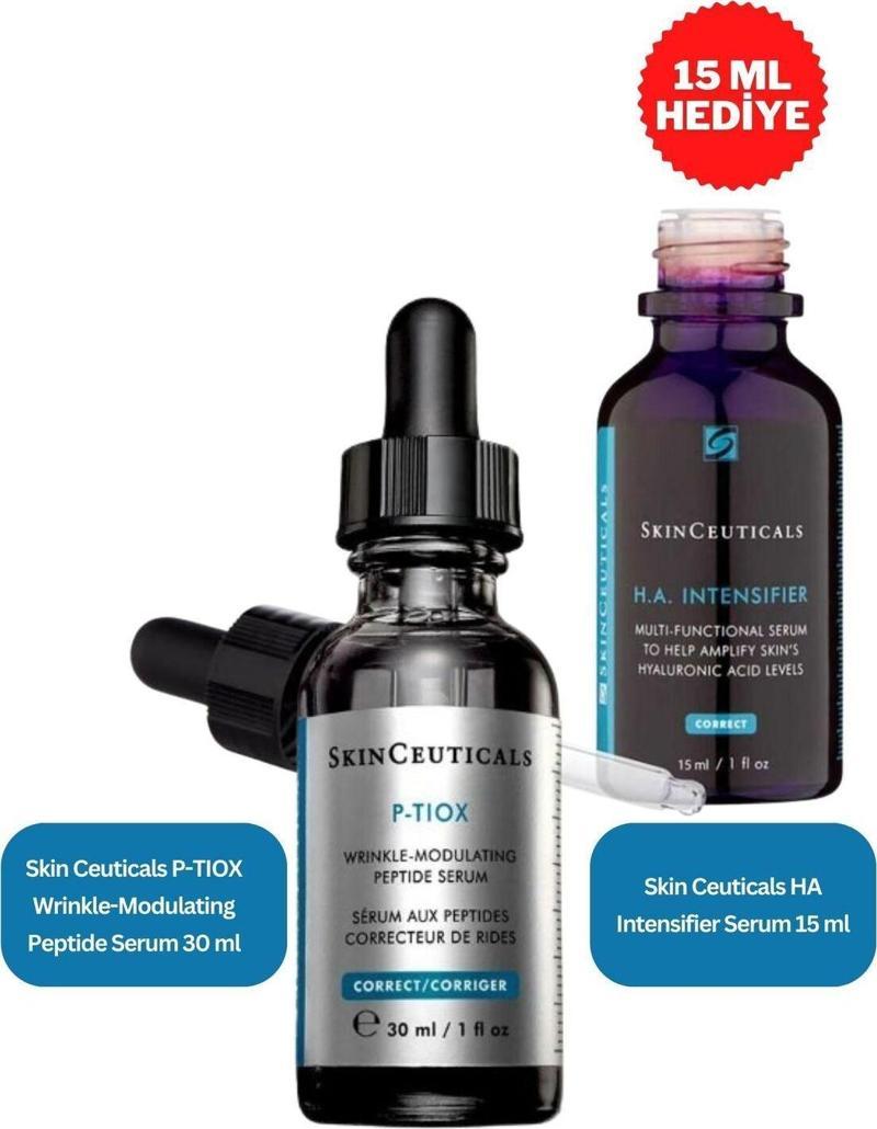 Ds Antiaging Bakım Seti 001 | Ptiox Serum 30 Ml - Ha Intensifier 15 Ml Hediye