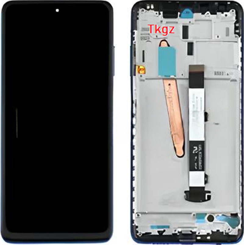 Xiaomi POCO X3 PRO Uyumlu Lcd Ekran Dokunmatik SERVİS Orijinali ÇITALI MAVİ