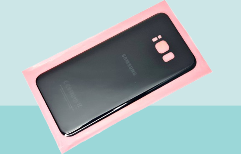 Samsung Galaxy S8 PLUS Uyumlu Arka Kapak Batarya Kapağı -  SİYAH
