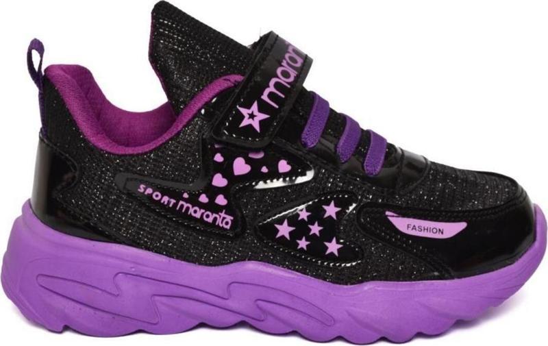 Kız Çocuk Parlak Simli Spor Ayakkabı Sneaker