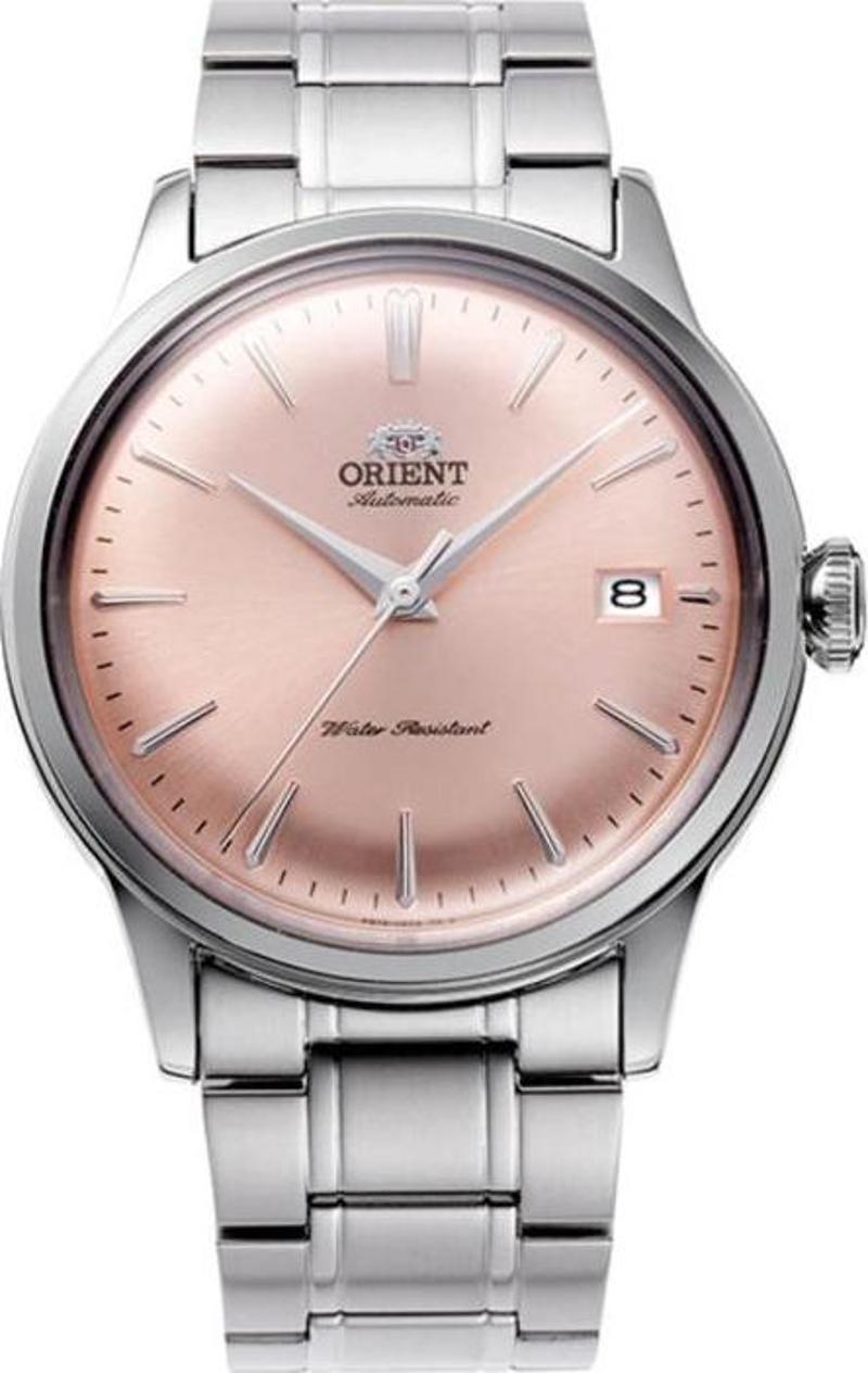 Bambino Kurmalı Otomatik Çelik Gri Kristal Cam 38 mm Erkek Kol Saati