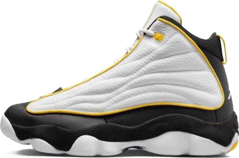 Jordan Pro Strong Leather Mens Basketball Shoes Hakiki Deri Erkek Basketbol Ayakkabısı Beyaz