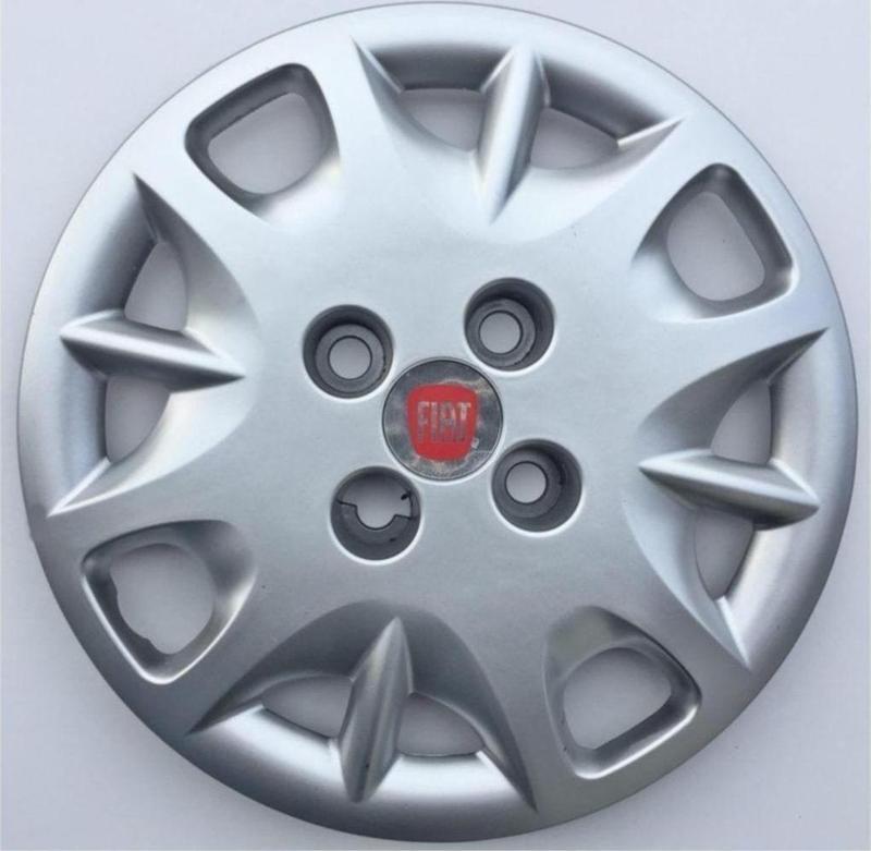 Fiat Palio 14'' Inç Jant Kapağı 4 Adet Kırılmaz Esnek - Amblem Hediyeli