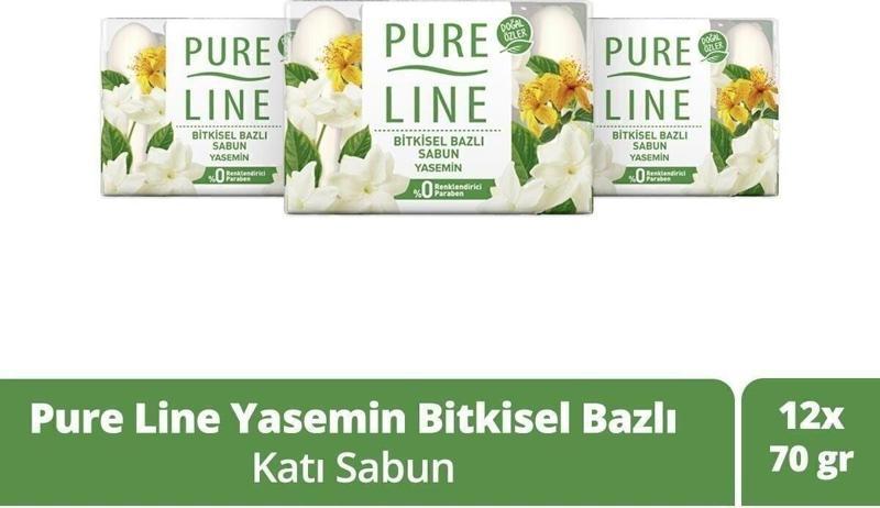 Doğal Özler Ile Bitkisel Bazlı Sabun Yasemin 70 Gr X12