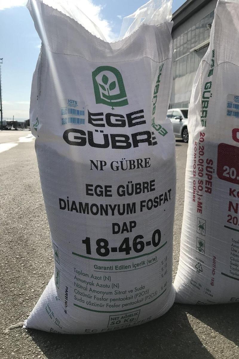 Dap Gübresi Np 18.46.0 Diamonyum Fosfat Taban Gübresi 10 Kg Tartılıp Başka Ambalajda Gönderilecektir
