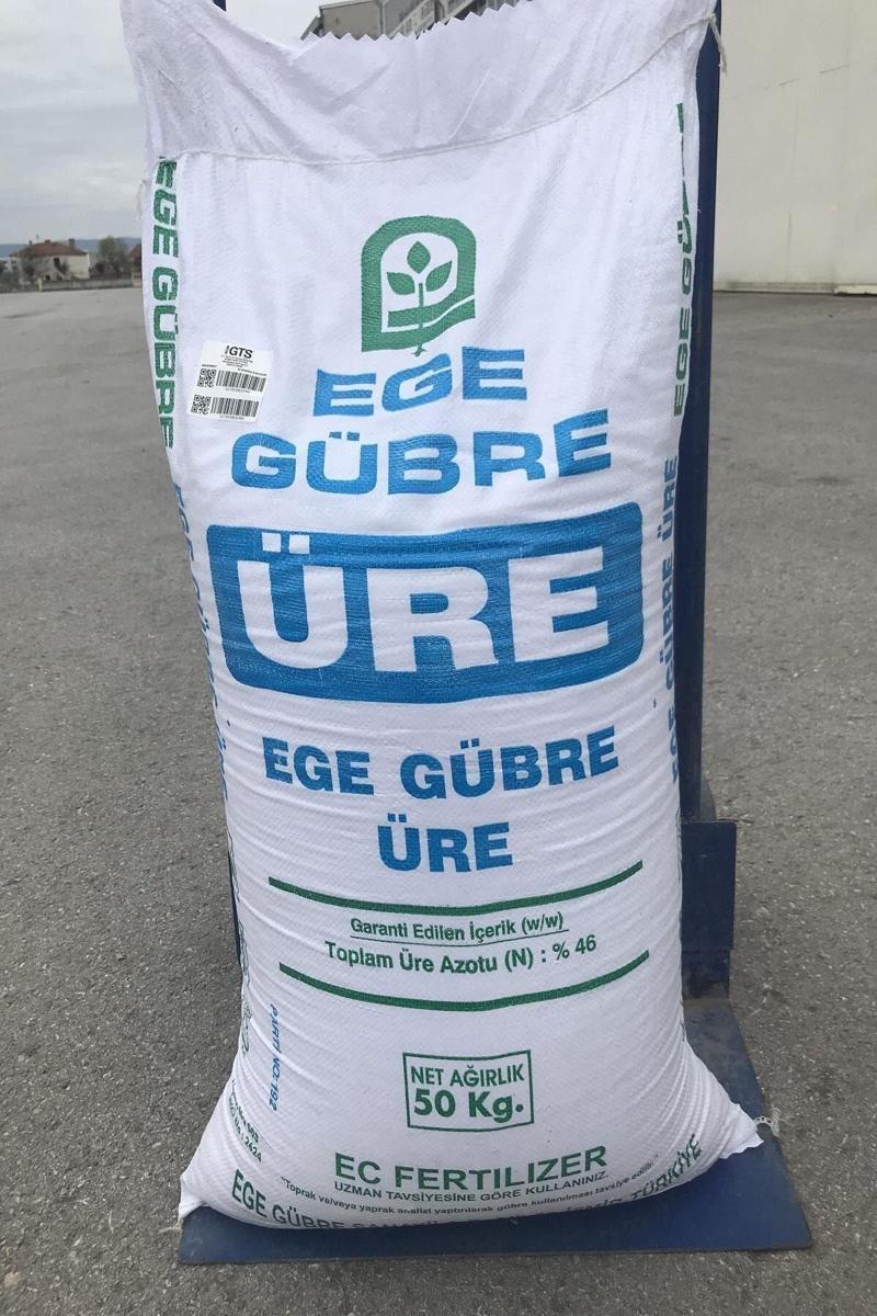 Granül Üre Gübresi %46 Azot Gübre 50 Kg