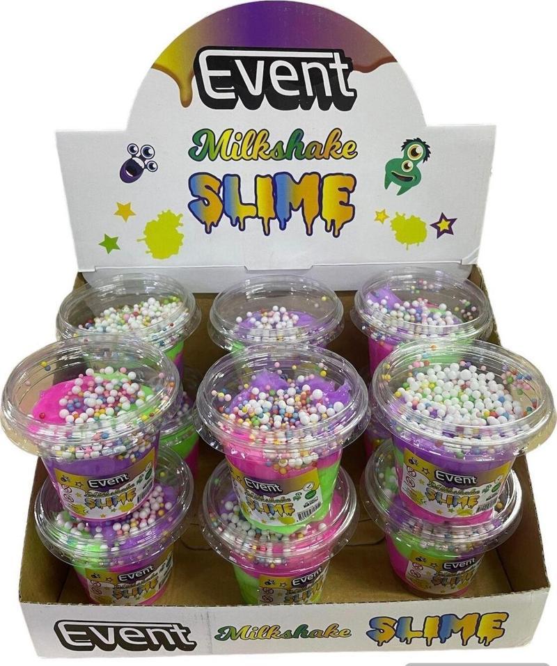 Milkshake Bardak Slime 3 Adet Karışık Renk Strafor Köpüklü Kaliteli