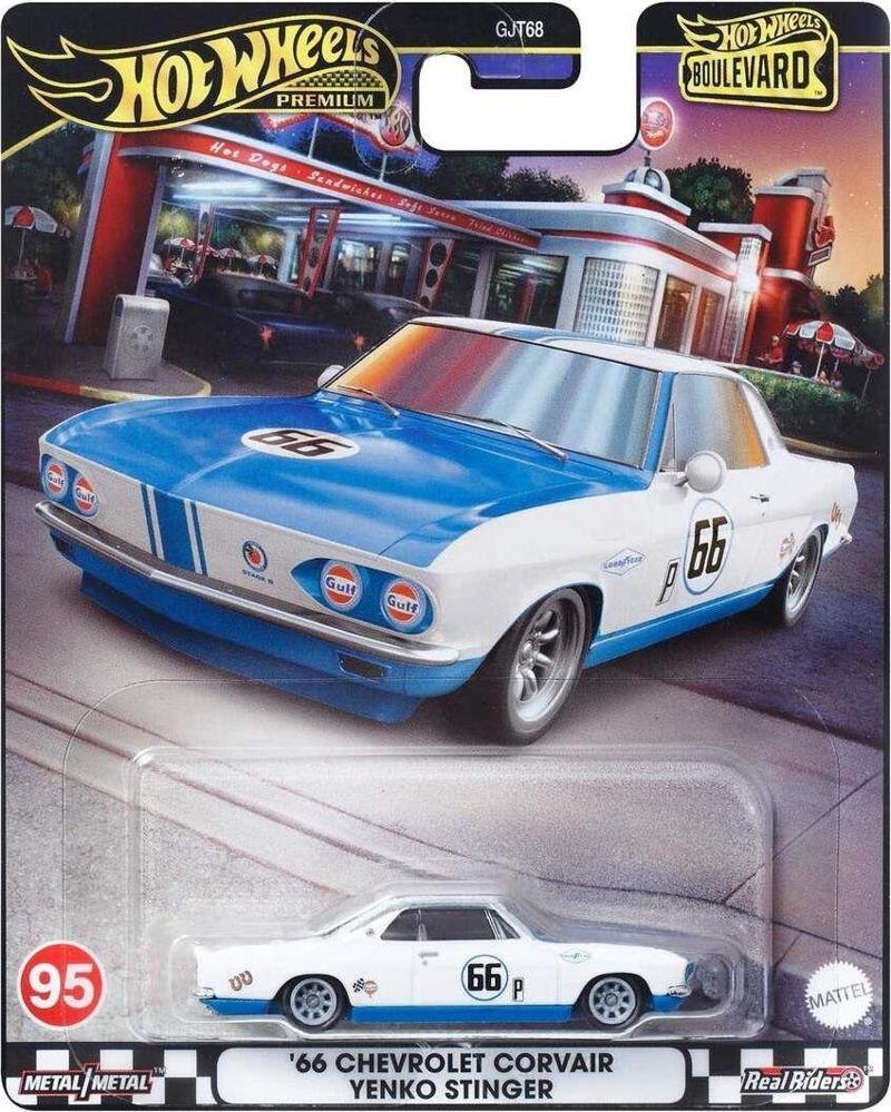 Hot Wheels Premum Boulevard '66 Chevrolet Corvair Yenko Stinger - idefix