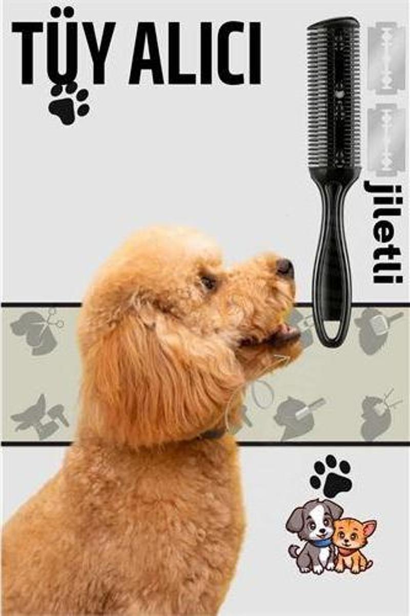 Kedi ve Köpek Çift Jiletli Tüy Alma Tarağı