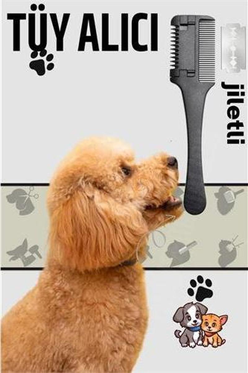 Kedi ve Köpek Jiletli Tüy Alma Tarağı
