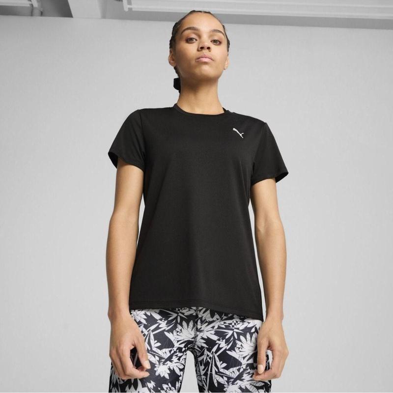 Kadın Tad Essentials Crew Siyah T-shirt - 52717701