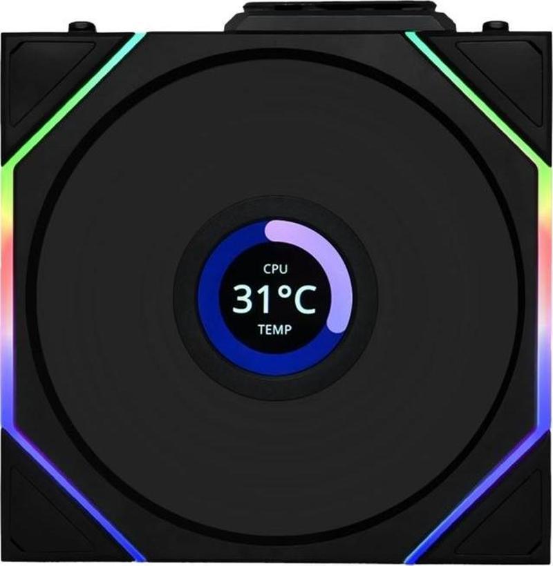 UNI FAN TL WIRELESS LCD 1x120mm Siyah Kasa Fanı (G99.12TLLCD1W1B.00)