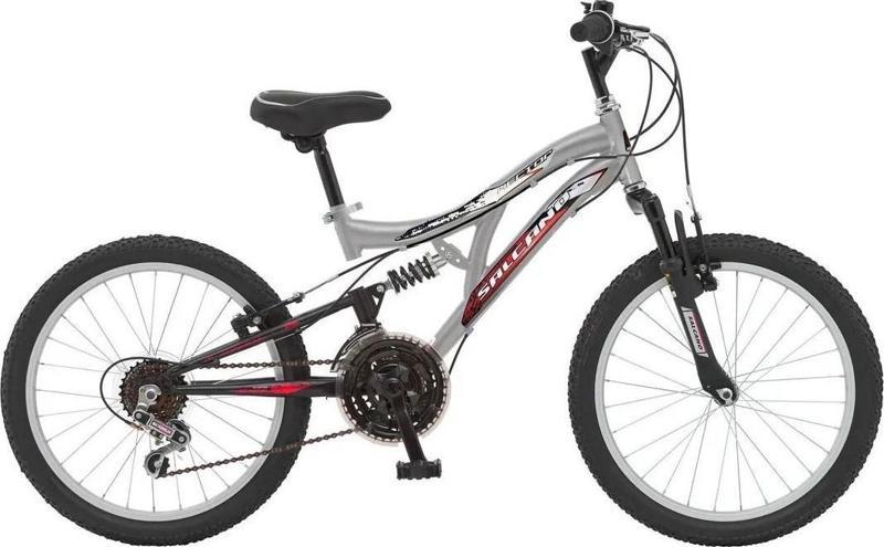 Hector 20" Jant 18 Vites Çift Amortisörlü Çocuk Dağ Bisikleti Açık Gri Kırmızı
