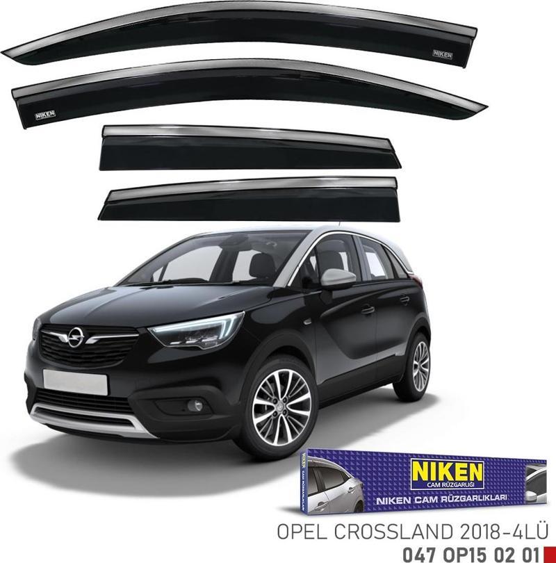 Opel Crossland ARACA ÖZEL KROMLU CAM RÜZGARLIĞI 2021 2022 2023 2024