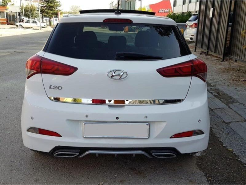 Hyundai I20 Formlu Krom Bagaj Alt Çıtası 2014 2015 2016 2017 2018 2019 2020