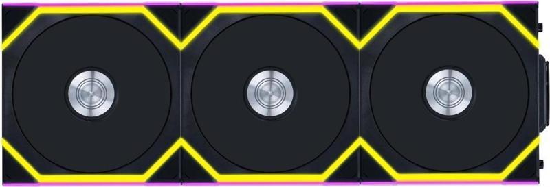 UNI FAN SL WIRELESS 3x120mm Siyah Kasa Fanı