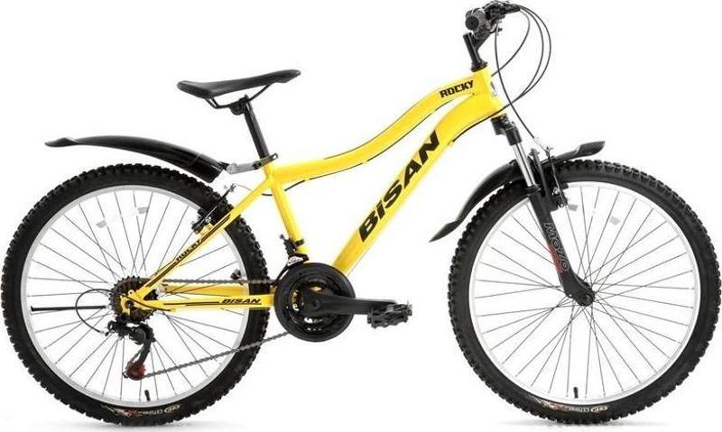 ROCKY ERKEK DAĞ BİSİKLETİ 42CM V 26 JANT 21 VİTES CAT SARI SİYAH