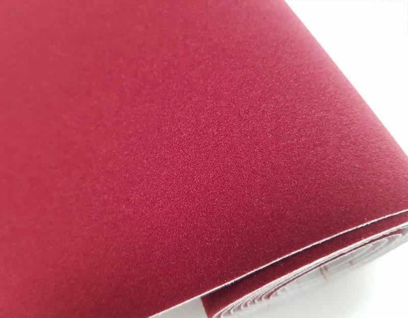 348-0006 Kendinden Yapışkanlı Bordo Kadife Folyo