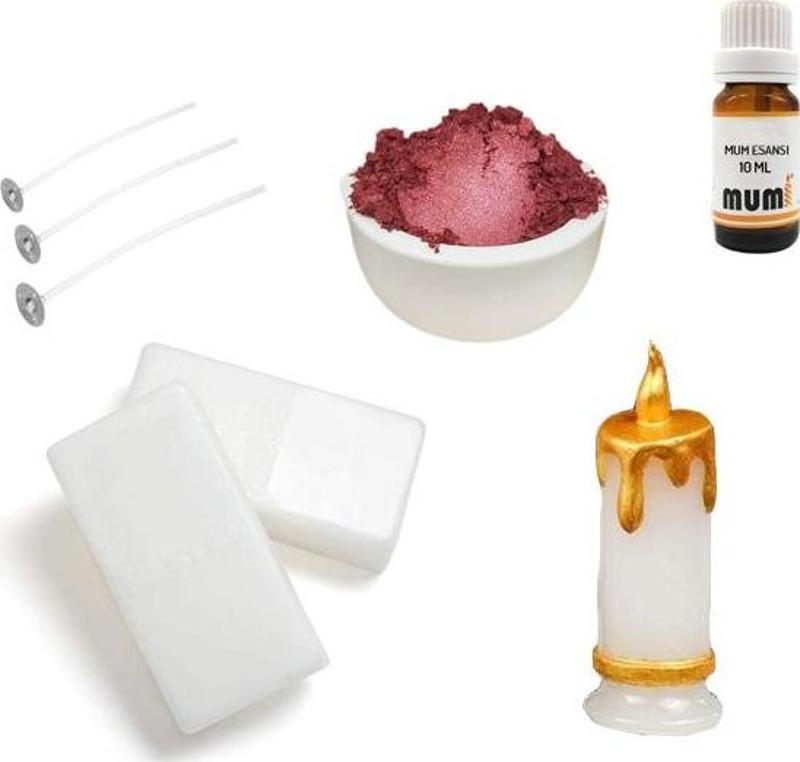 Mum Yapım Seti - Soya Wax - Kit 124