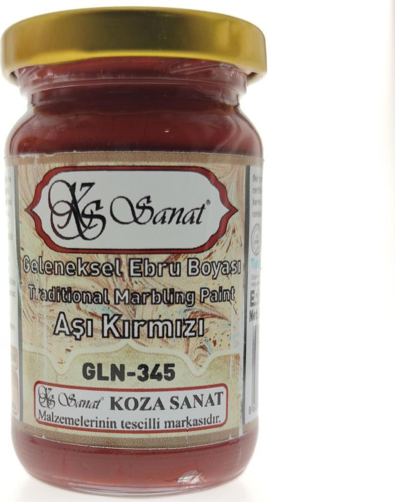 Geleneksel Ebru Boyası 105cc - Aşı Kırmızı