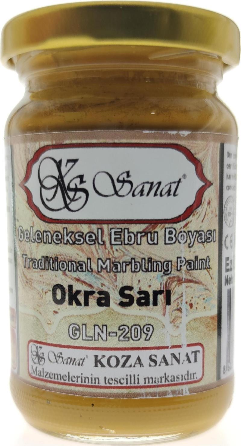 Geleneksel Ebru Boyası 105cc - Okra Sarı
