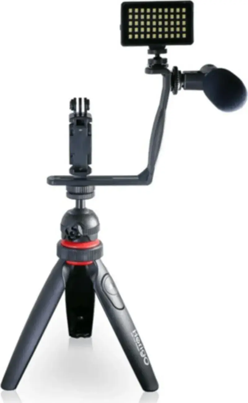 Hg-vlg5 Youtuber Vlogger ışık mikrofon ve tripod Set