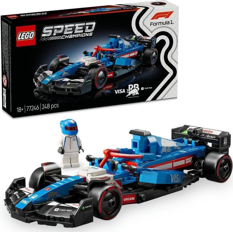 ® Speed Champions Visa Cash App Rb Vcarb 01 F1® 77246 - Araba Yapım Seti (248 Parça)