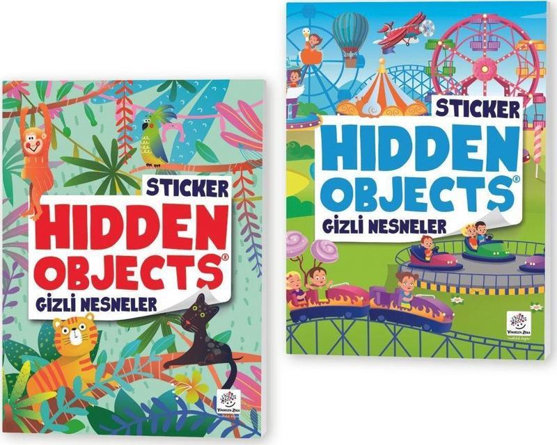 3+ Yaş Sticker Hidden Objects 2'Li Set