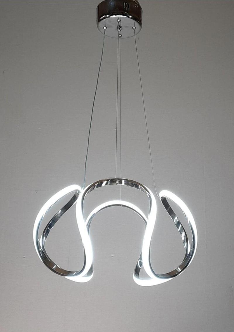Medusa Modern Sarkıt Krom Led Salon Mutfak Avize