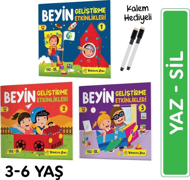 Beyin Geliştirme Etkinlikleri Yaz Sil Serisi