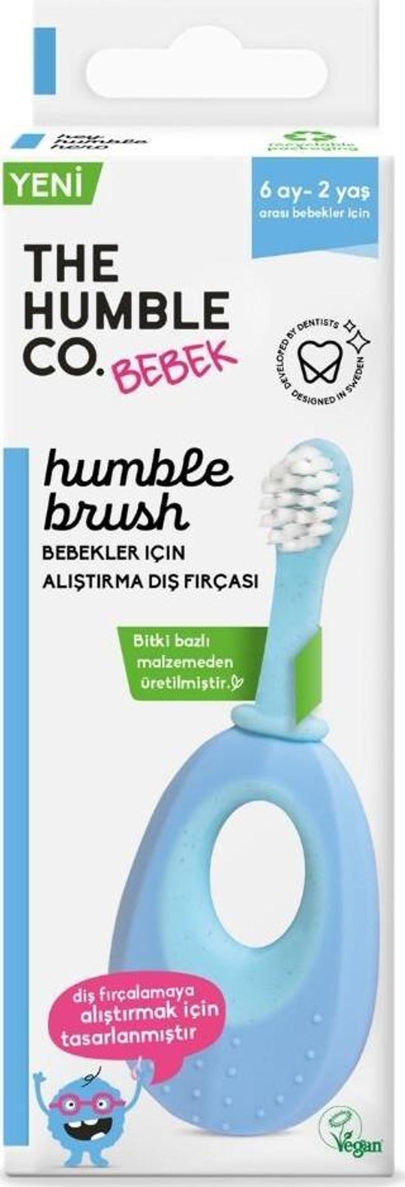 Humble Brush Baby Alıştırma Diş Fırçası | Mavi