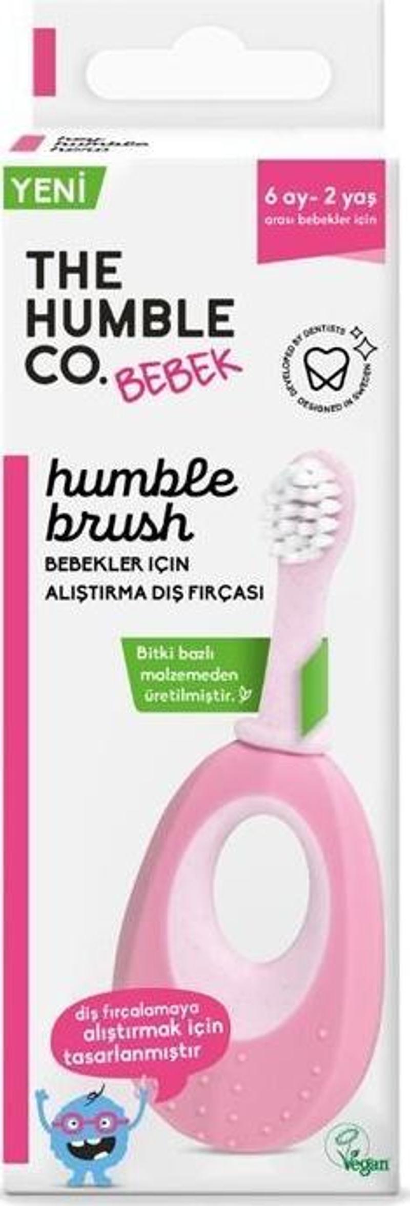 Humble Brush Baby Alıştırma Diş Fırçası | Pembe