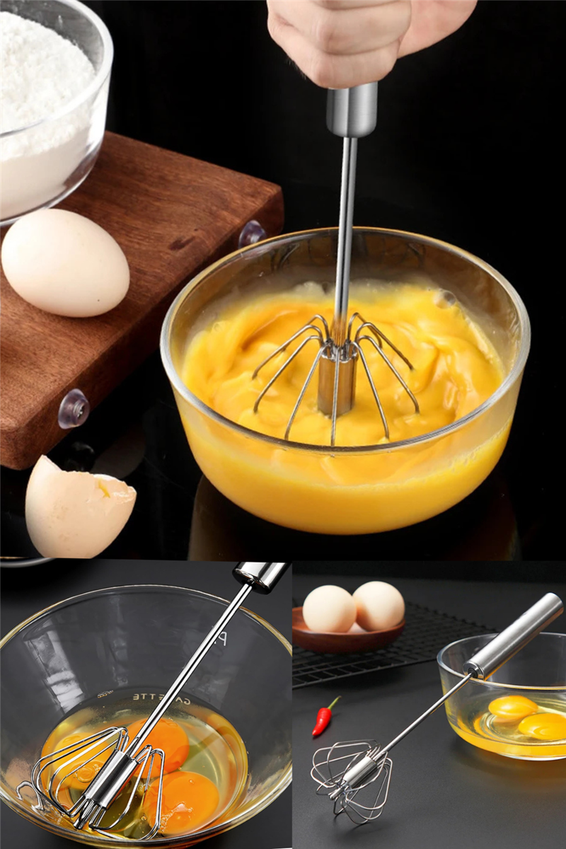 Çelik Çırpıcı Yaylı Bas Çek Mutfak Çırpıcı Yumurta Çırpıcı Pratik Karıştırıcı