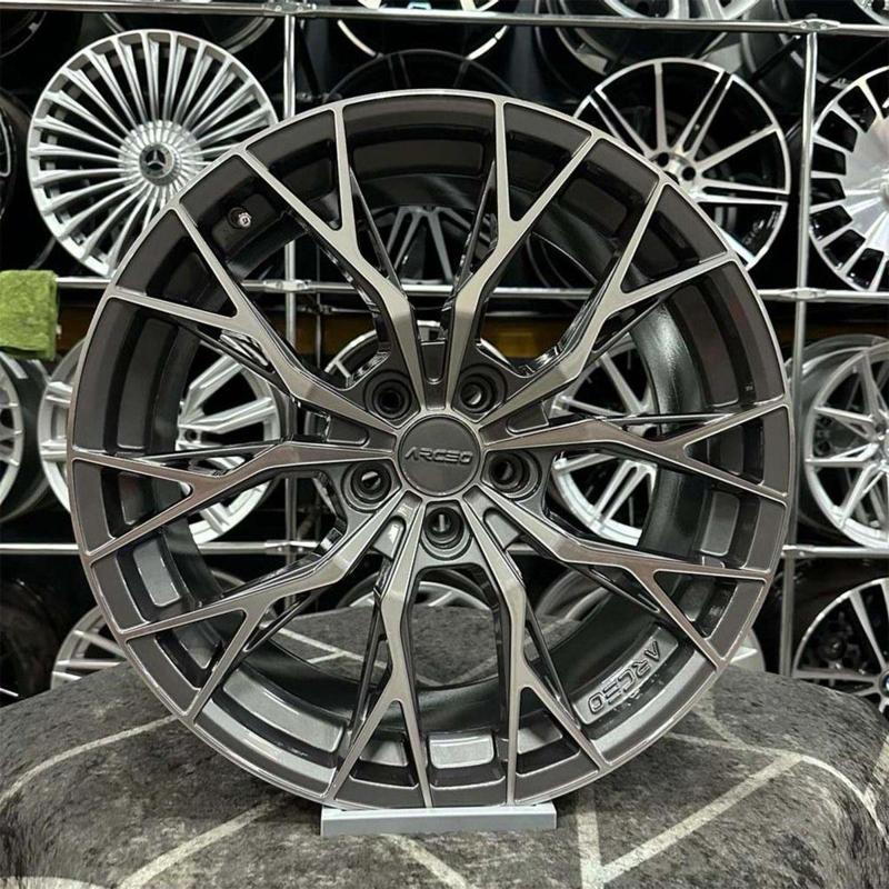18" (İnç) 5X114.3 Roma Titanium Elmas Kesim Jant (4 Adet)