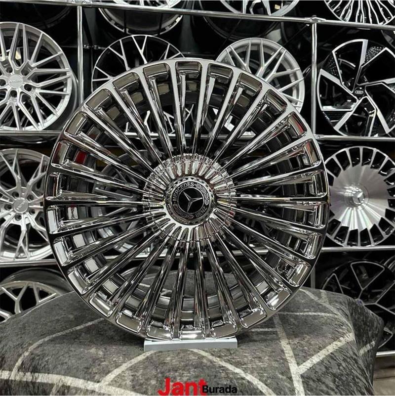 19" (İnç) 5X112 Maybach Krom Jant Modeli Mercedes (4 Adet)