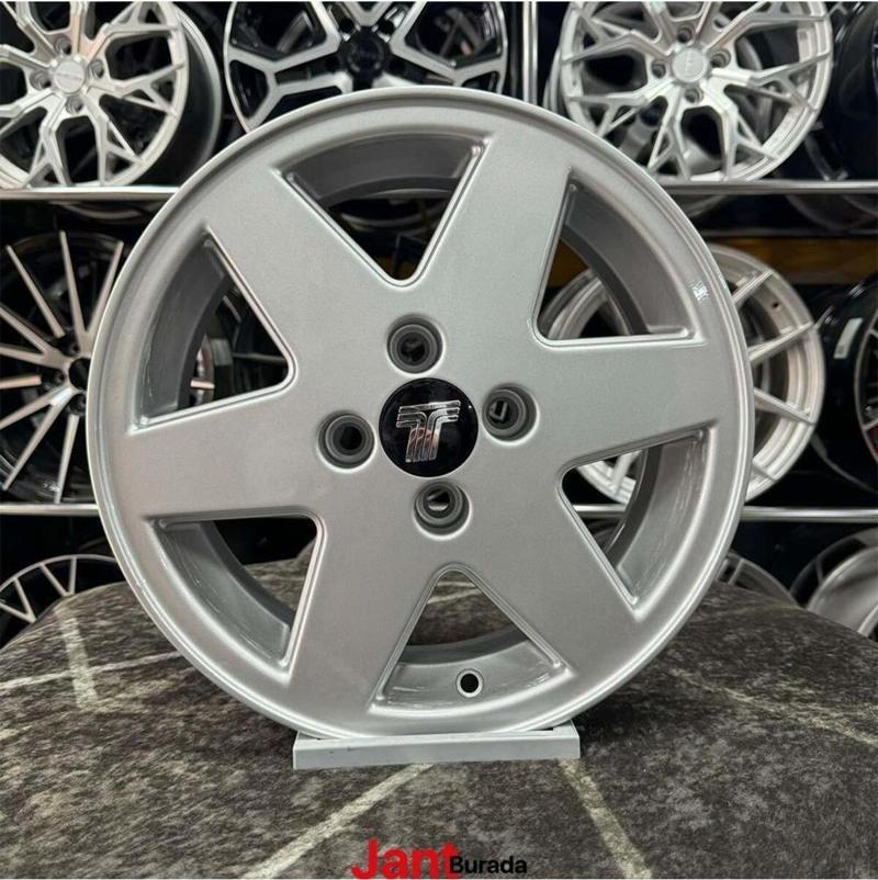 14" (İnç) 4X98 Tofaş Şahin Doğan 6 Kol Gümüş Jant Modeli Tofaş 4 Adet