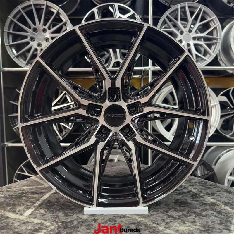 18" (İnç) 5X108 Marseiller Black Diamond Focus Mondeo Chery Volvo Uyumlu Jant Modeli Ford Cher