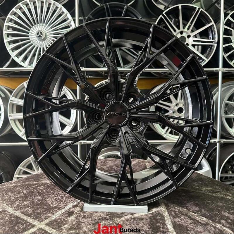 18" (İnç) 5X112 Roma Black Jant Modeli - (4 Adet)