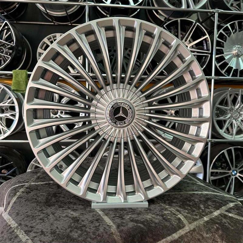 20" (İnç) 5X112 Mercedes Maybach Silver Jant Modeli Mercedes Uyumlu (4 Adet)