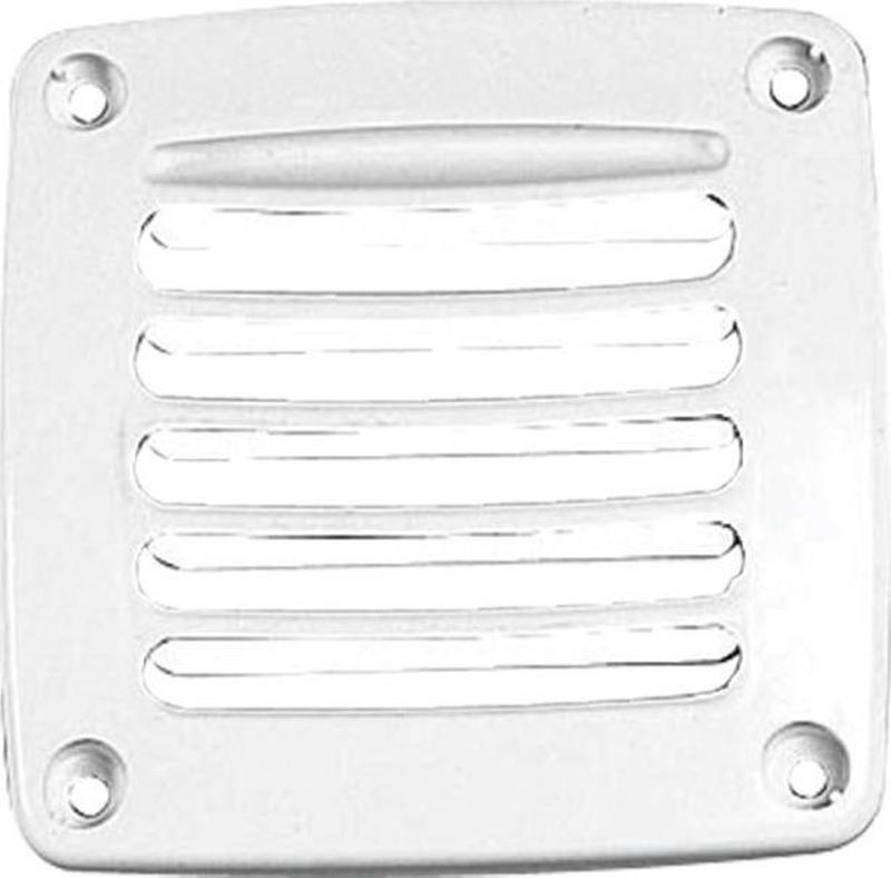 Ventilation Shaft Grilles Cover, 92x92mm, White