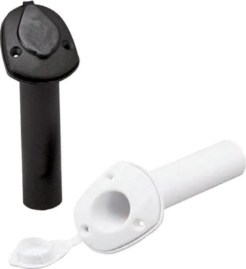 Rod Holder, w/ Cap, Plastic, Ø40mm, H.230mm, White