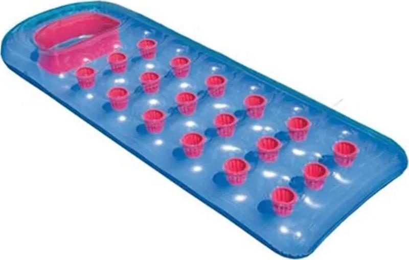 Intex Bardaklı Mavi Kırmızı Yatak 188x71 cm IDY59895