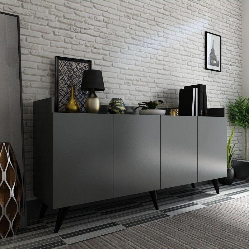 Bremen Konsol Antrasit 160 Cm