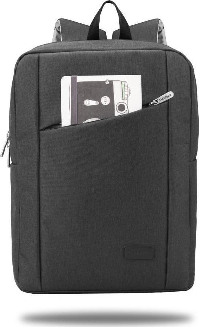 Savona BP-SV104 15.6" Su Geçirmez Kumaş  Notebook Laptop Sırt Çantası-Gri