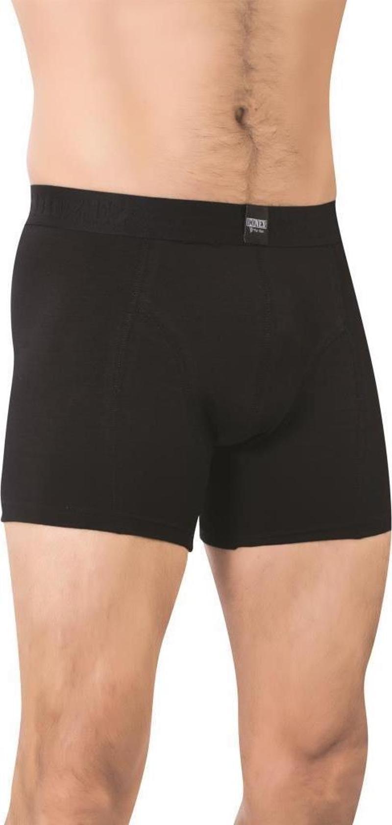 Erkek Düz Renk Likralı Boxer 2350