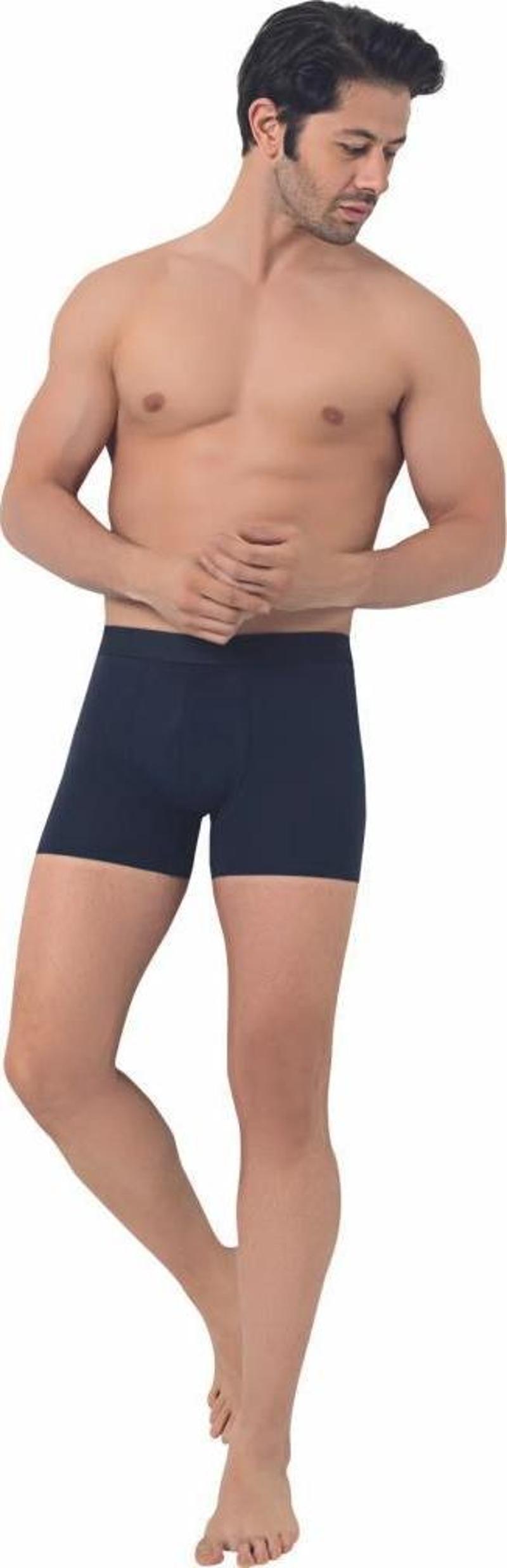 Erkek Bambu Likralı Boxer Short Renk Seçenekli 2370