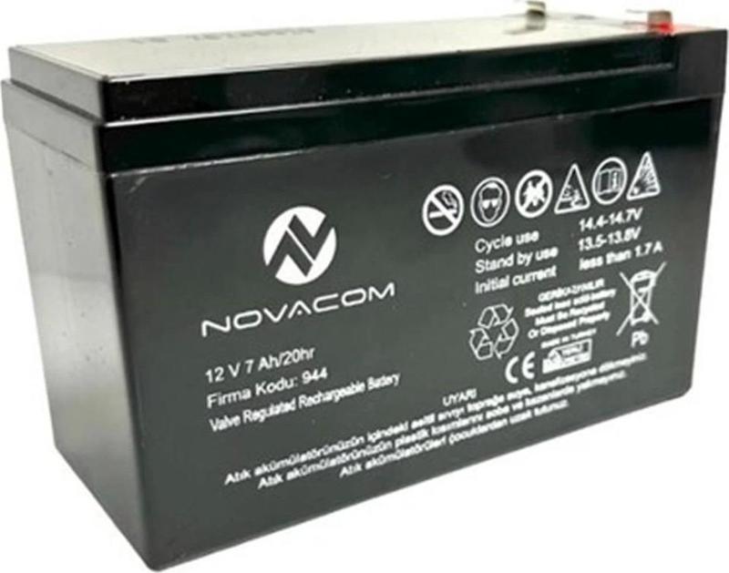 12V 7A Bakımsız Kuru Akü 2Kg Ups Uyumlu
